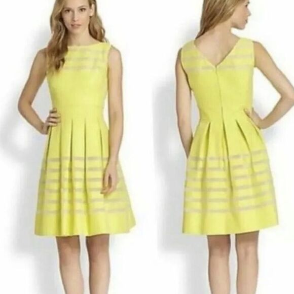 Lafayette 148 New York Dresses & Skirts - Lafayette 148 Yellow Fit & Flare Dress *note